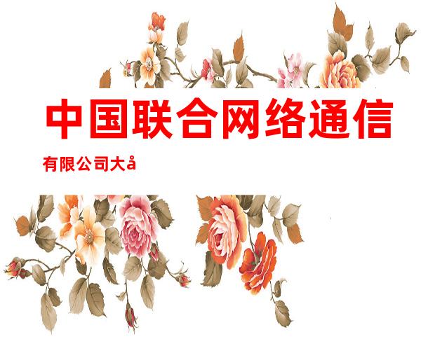 中国联合网络通信有限公司大安市分公司人民路营业厅